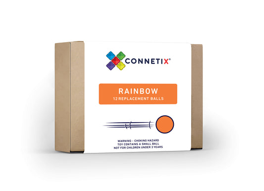 Connetix - Replacement Ball Pack 12Pc. Rainbow