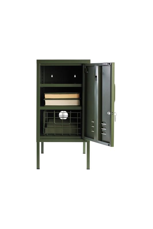 Mustard Made Shorty Locker. Olive
