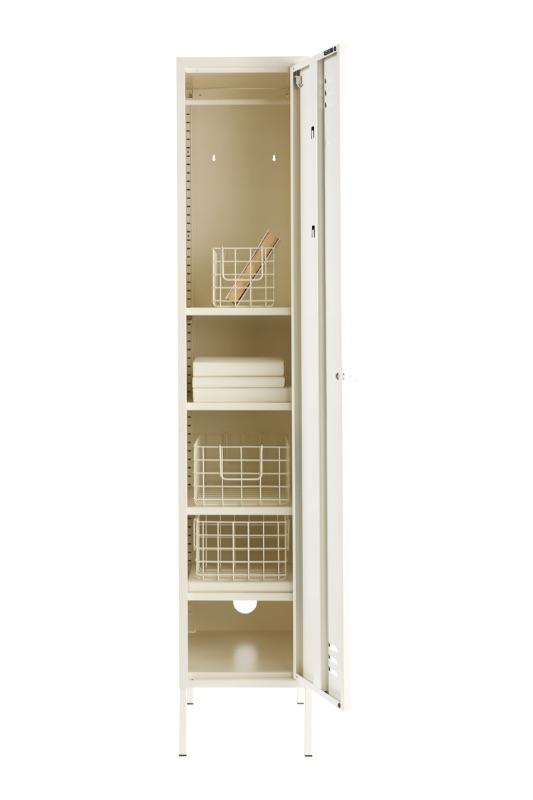 Mustard Made Skinny Locker. White