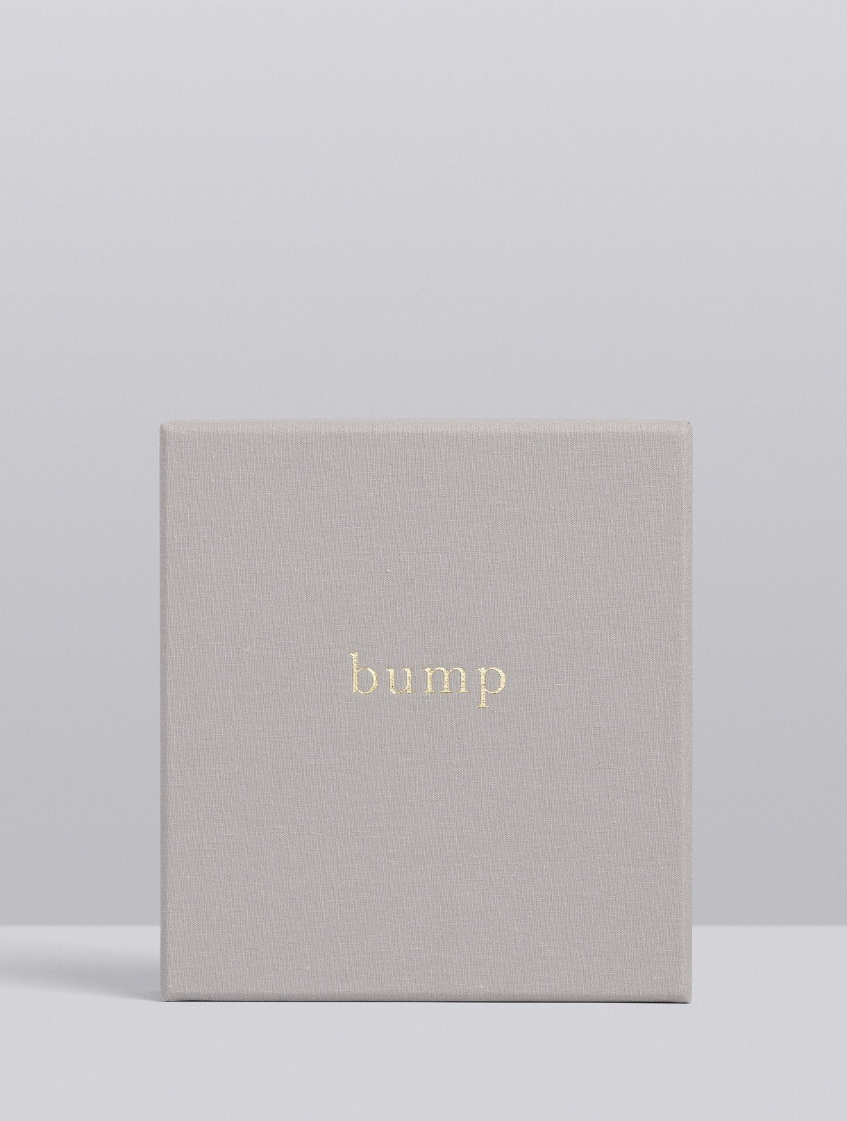 Write To Me - Bump.  My Pregnancy Journal - Light Grey