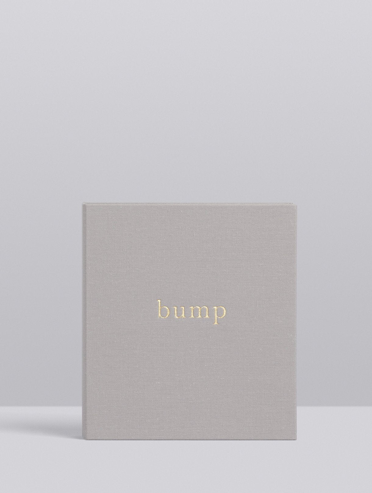 Write To Me - Bump.  My Pregnancy Journal - Light Grey