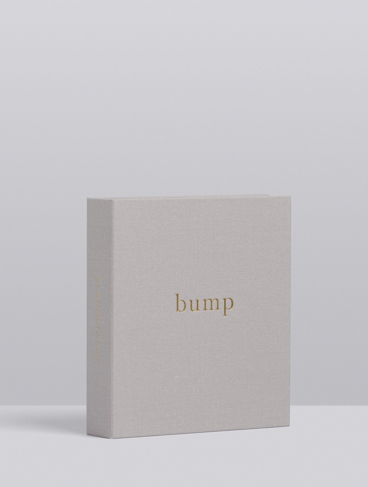 Write To Me - Bump.  My Pregnancy Journal - Light Grey