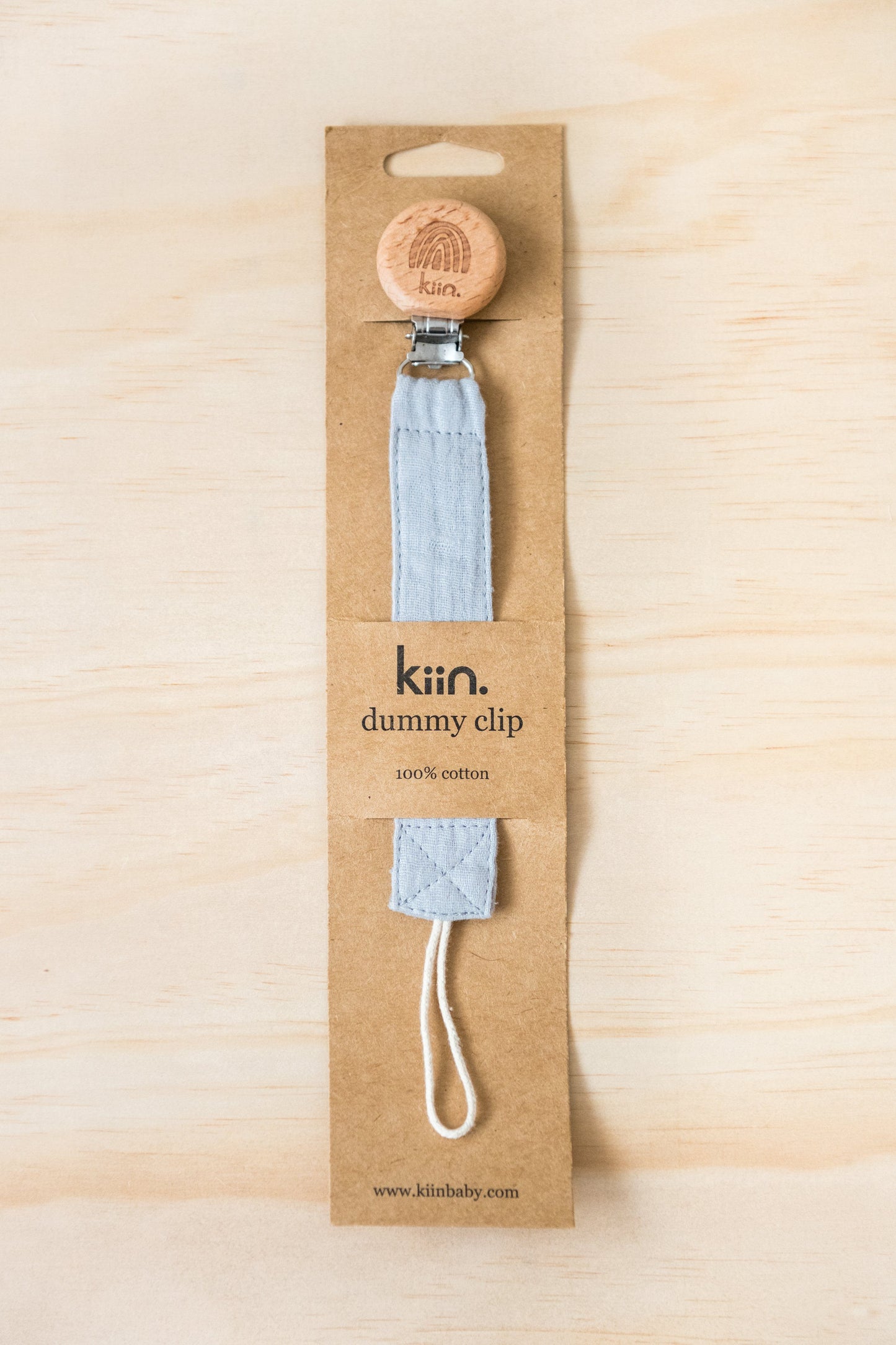 Kiin Baby Dummy Clip Pastel Sky