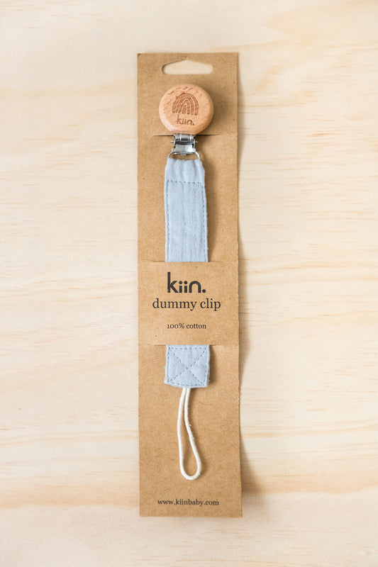 Kiin Baby Dummy Clip Pastel Sky