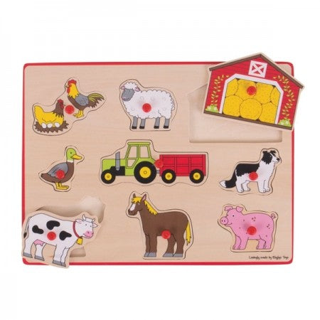 BIGJIGS -  Lift Out Puzzle - Farm