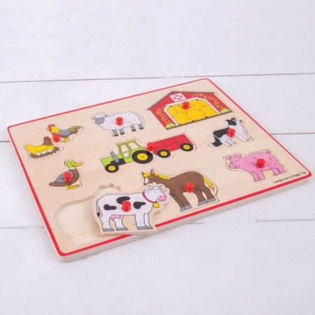 BIGJIGS -  Lift Out Puzzle - Farm