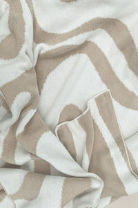 Bundl Ripples Blanket - Caramel
