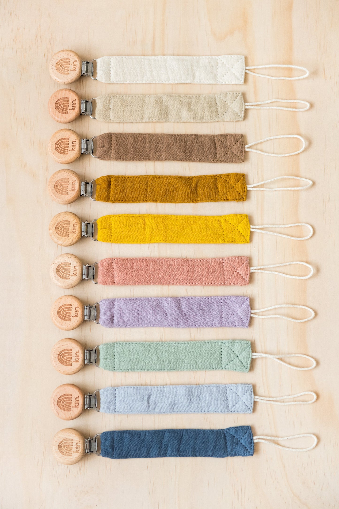Kiin Baby Dummy Clip Umber