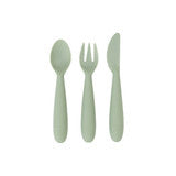 EzPz Happy Utensils Spoon, Fork and Knife Sage