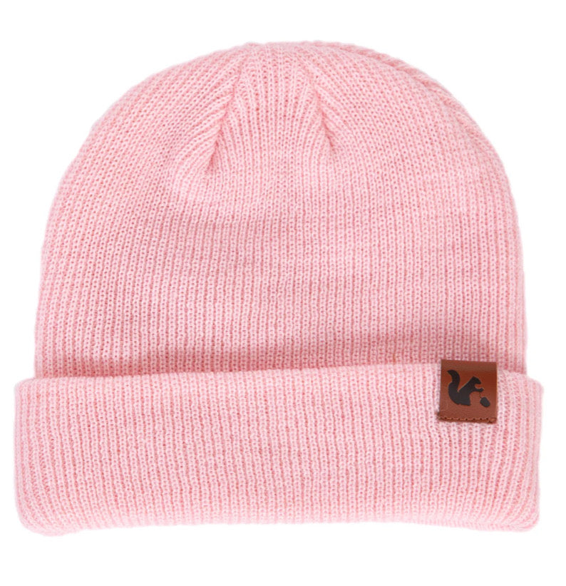 Acorn Hipster Beanie Dusty Pink