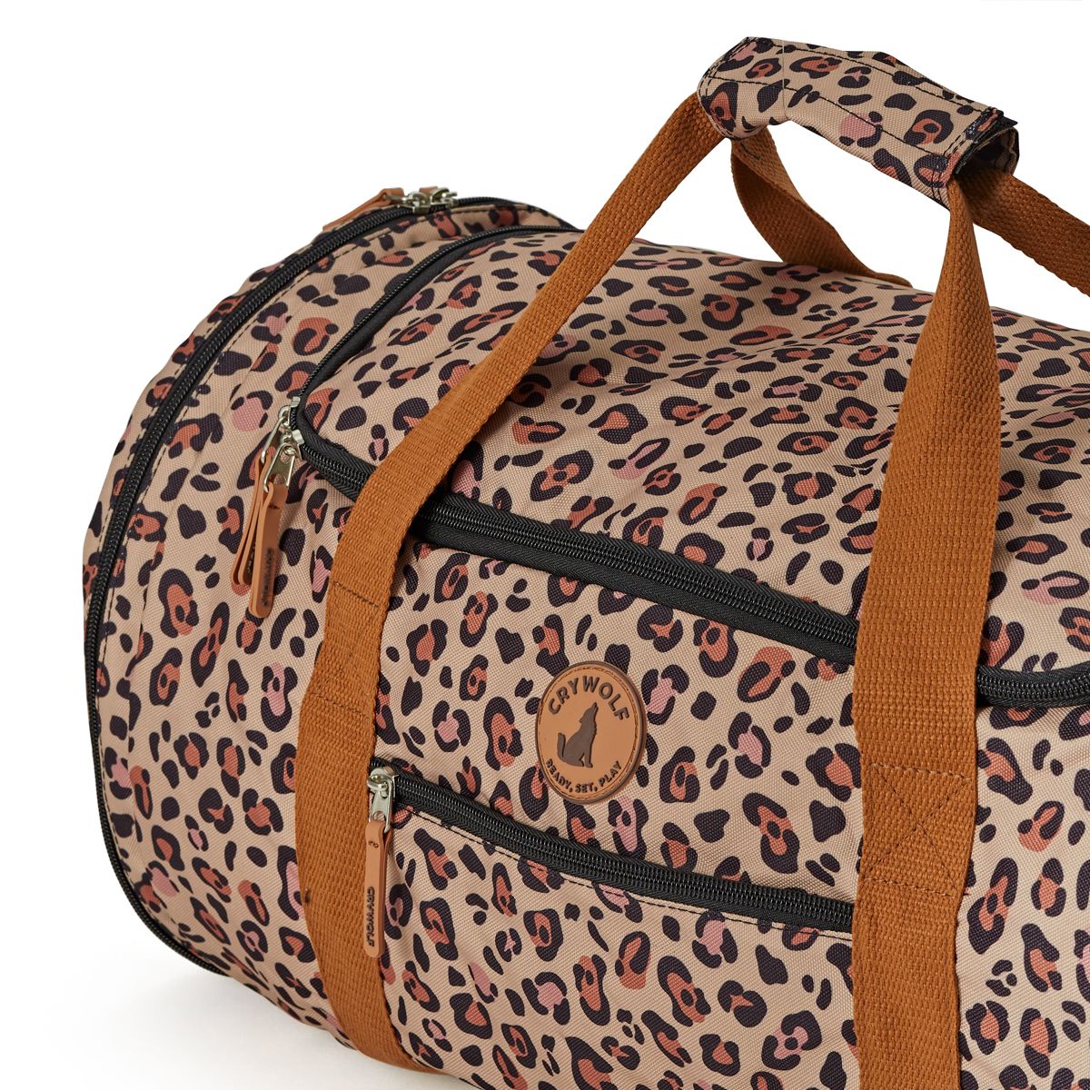 Crywolf Packable Duffel Leopard