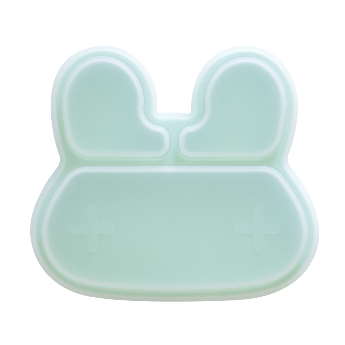 We Might Be Tiny Stickie Plate Lid. Clear Bunny