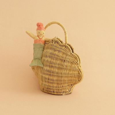 Olli Ella Rattan Shell Bag