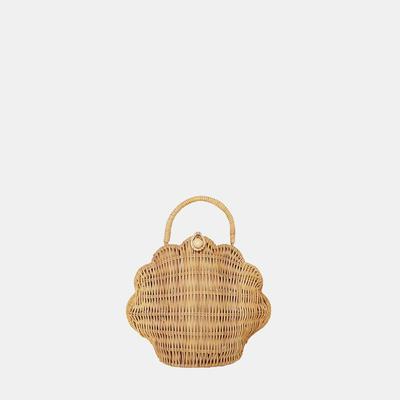 Olli Ella Rattan Shell Bag