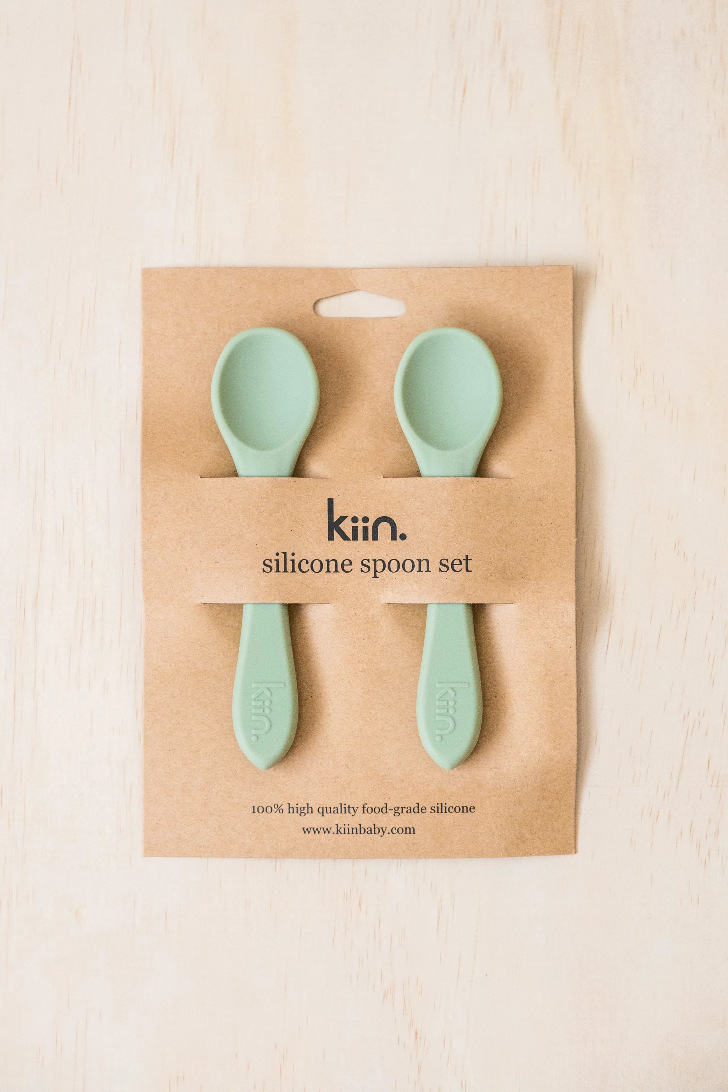 Kiin Silicone Spoon Set  - Sage