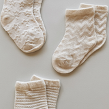 Susukoshi Organic Socks Pattern (3 pack)
