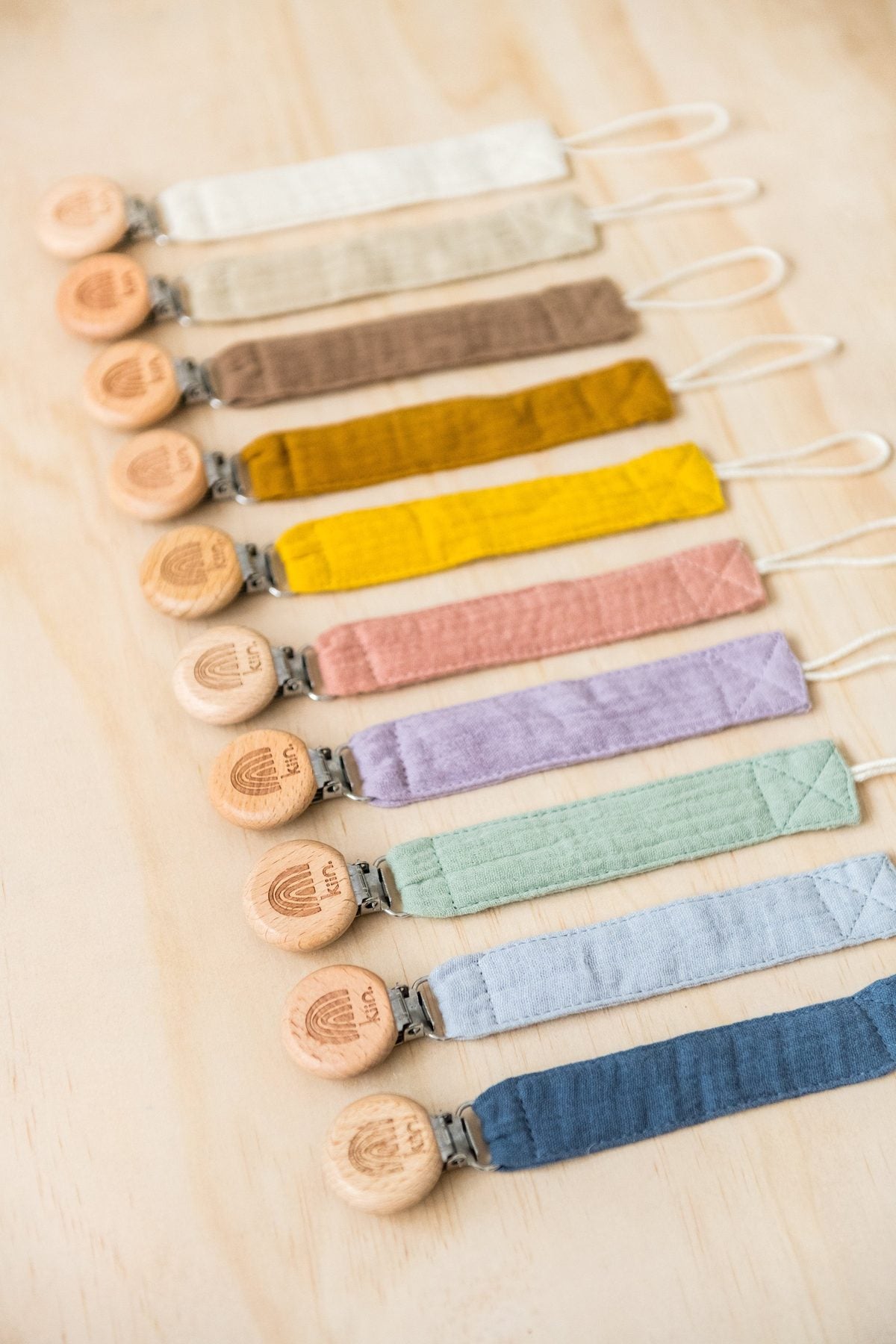 Kiin Baby Dummy Clip Pastel Sky
