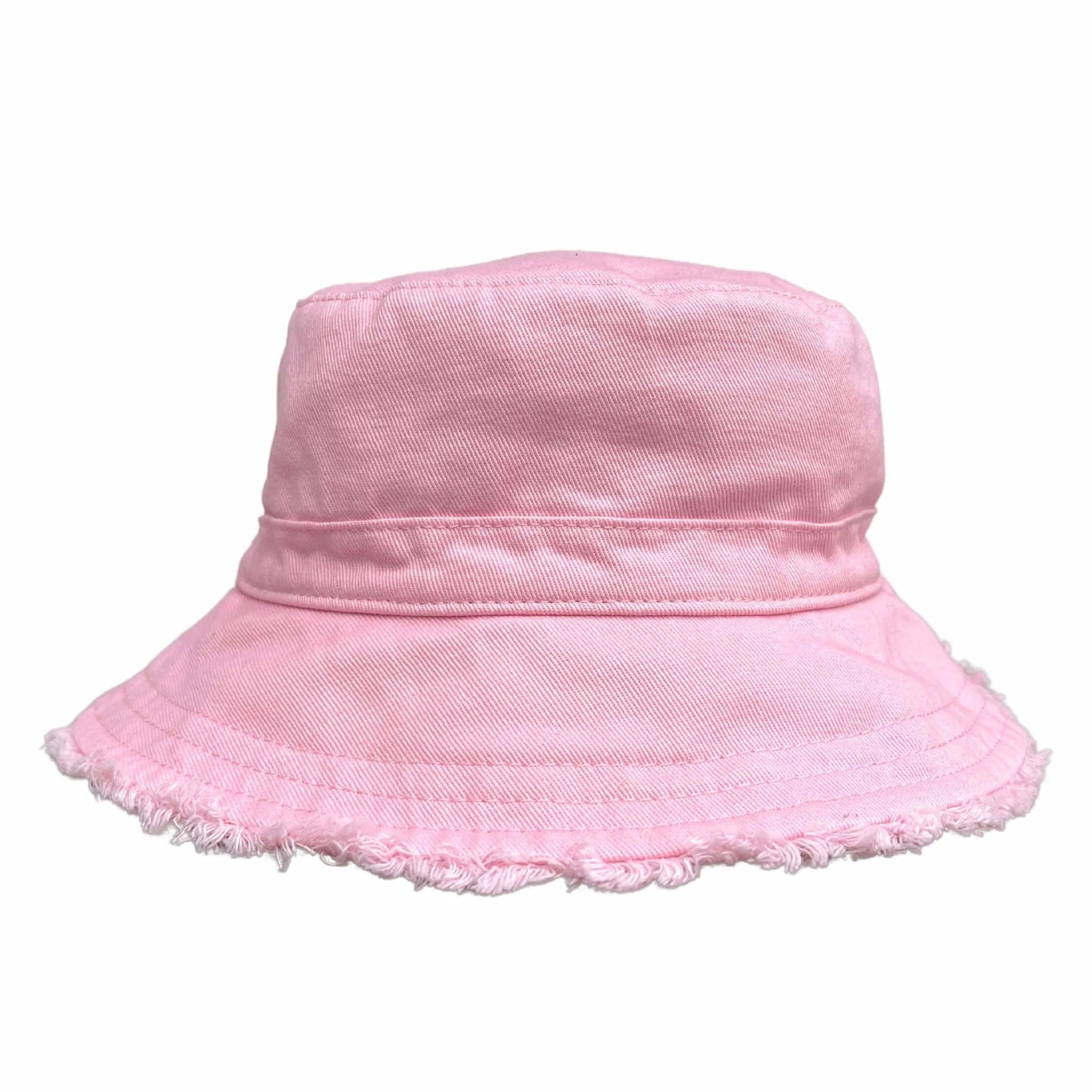 Acorns Kids Sunhats - Strawberry Frayed Bucket Hat