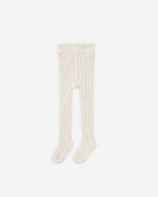 Quincy Mae Footed Tight - Ivory